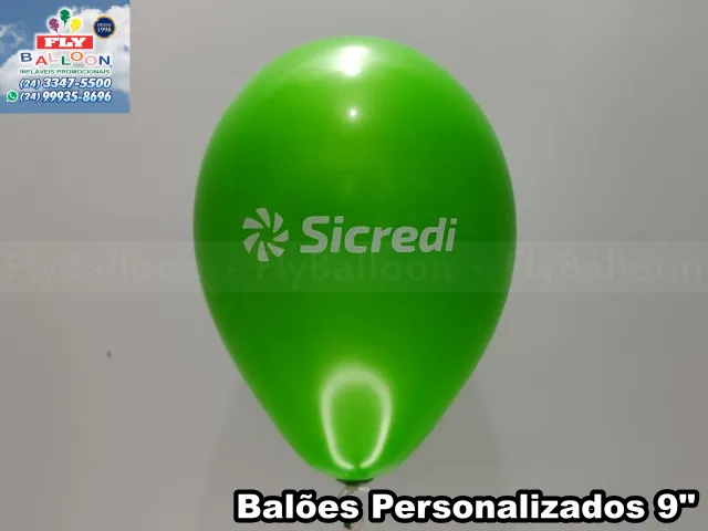 Balão personalizado para Sicredi